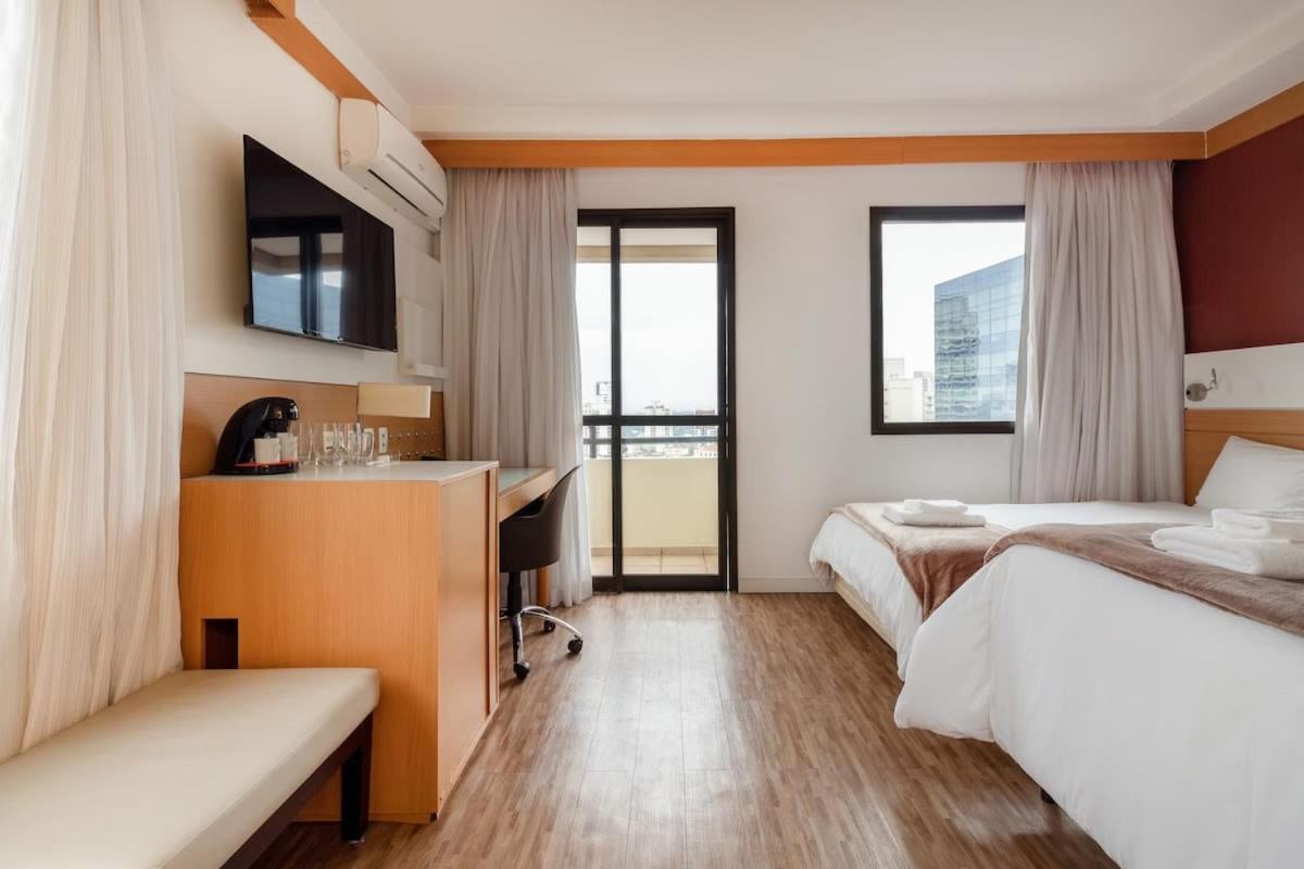 Bhomy Pinheiros - Flat Em Otima Regiao Q1601 Hotel เซาเปาโล ภายนอก รูปภาพ
